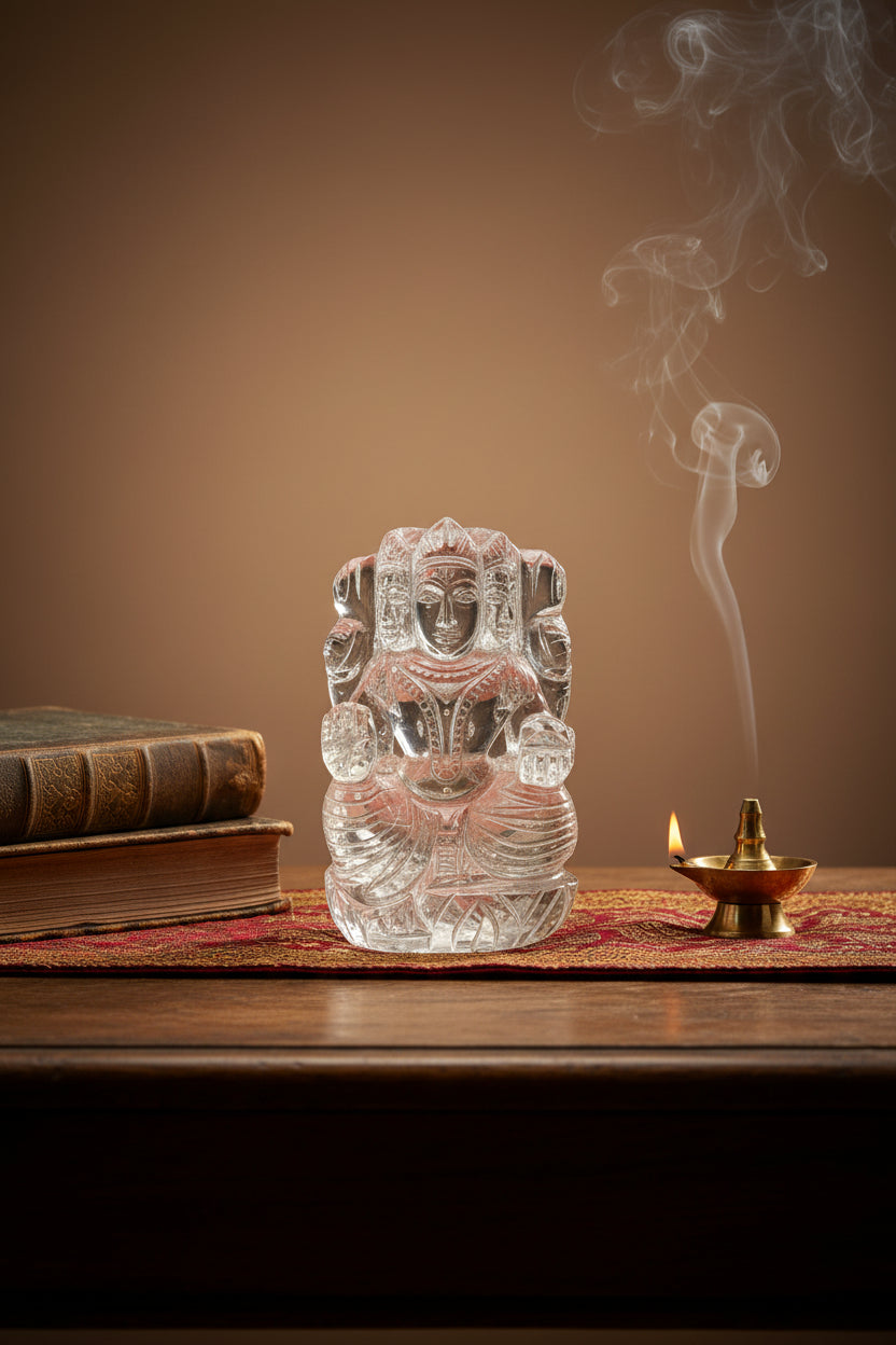 Kartikeya Idol in Crystal | 2.6 Inch | 104 Gms | ManiMonk - ManiMonk