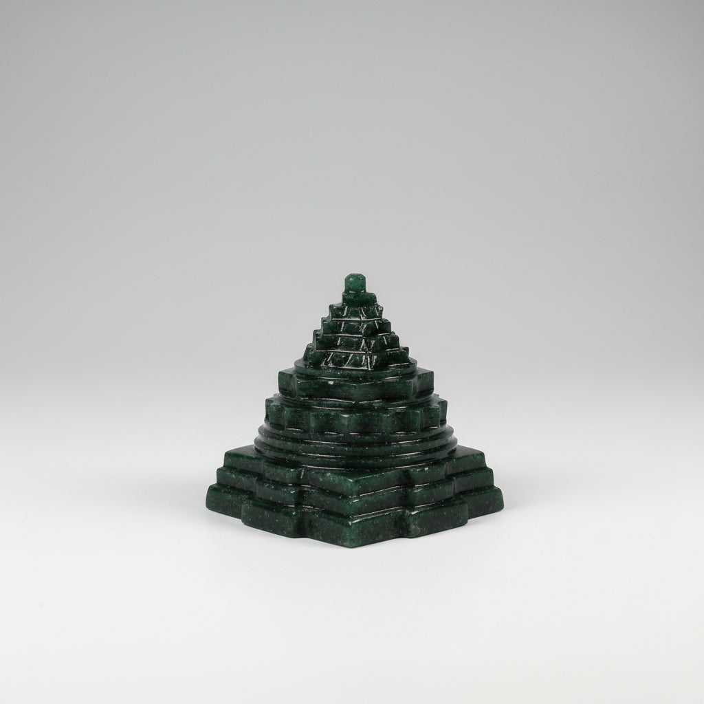 Green Jade Shree Yantra 222 gms