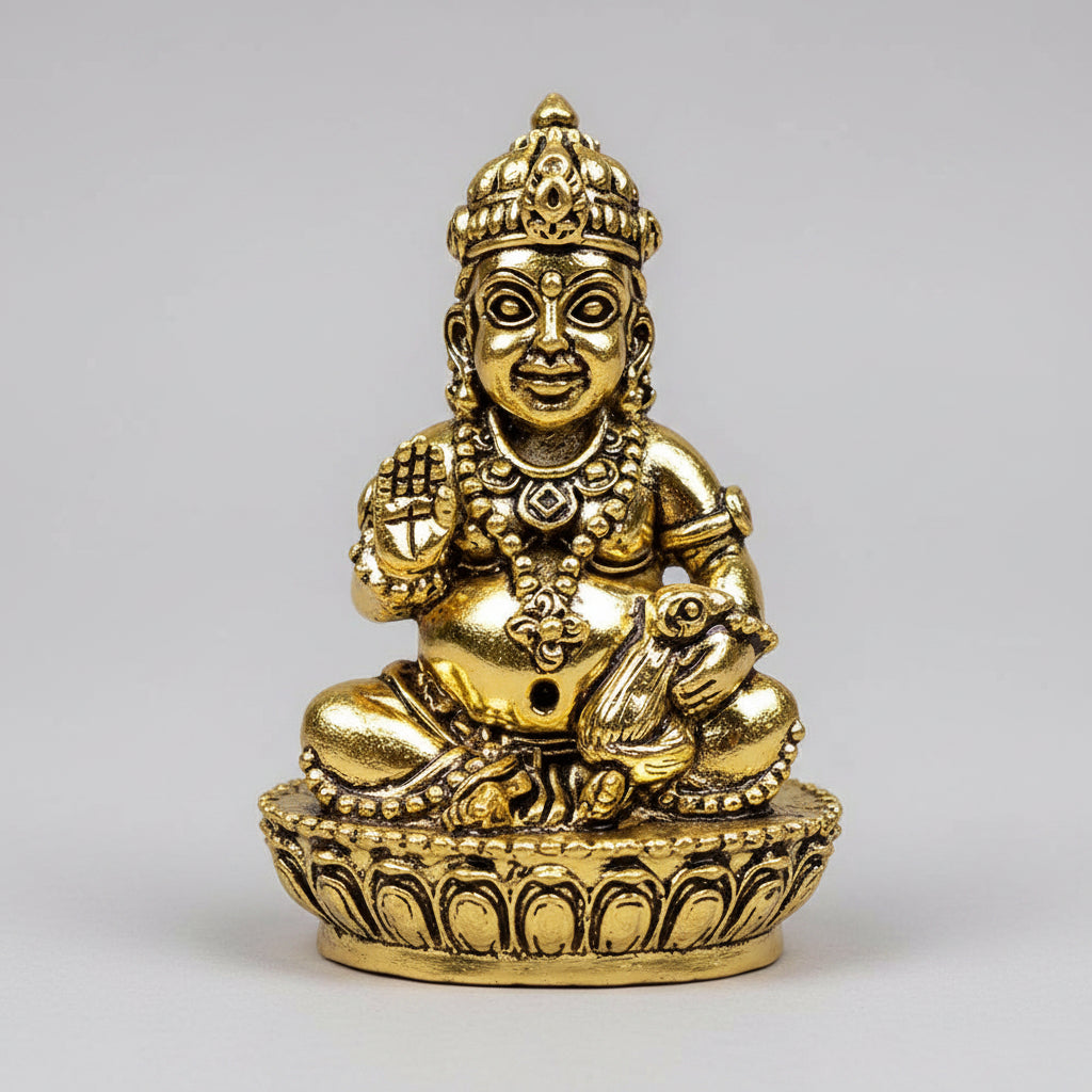Kuber Maharaj Ashtadhatu Idol Deity of Wealth and Prosperity