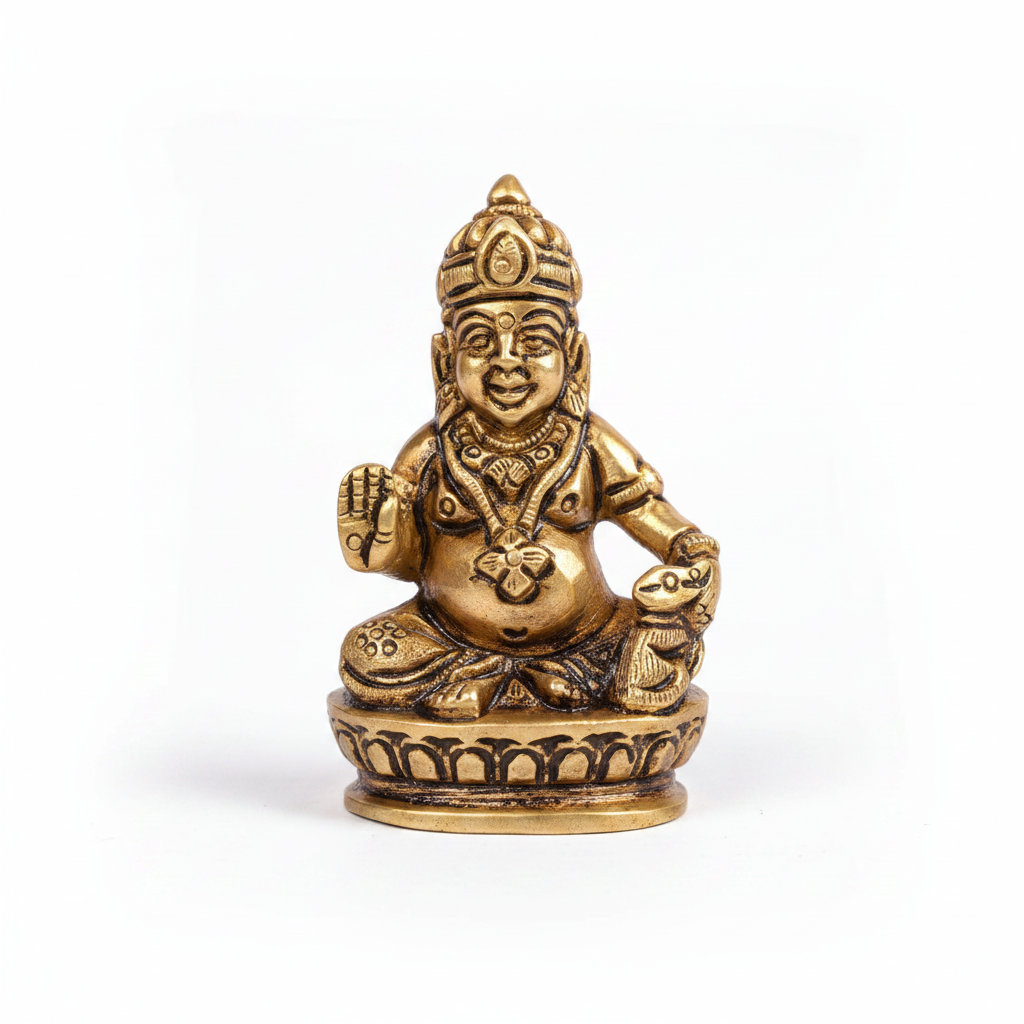 Kuber Maharaj Brass Statue - ManiMonk
