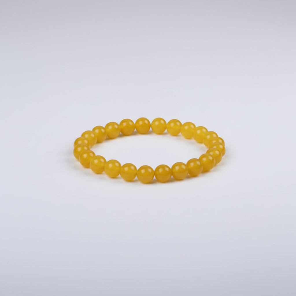 Yellow Jade Bracelet (Design I)