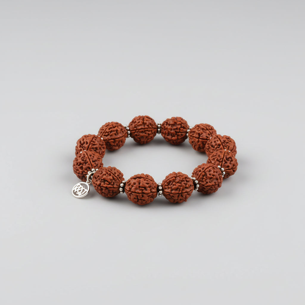 3 Mukhi Mahajwala Bracelet-Regular-Silver Chakri