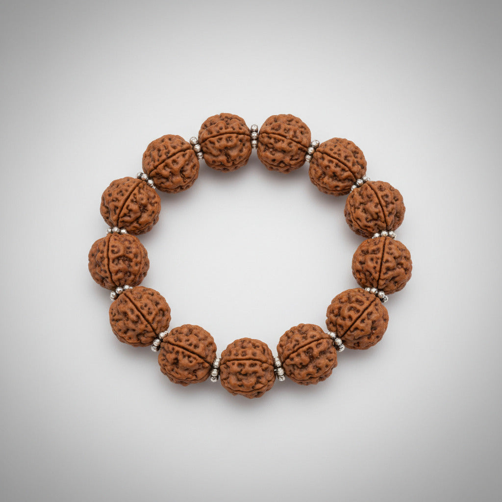 4 Mukhi Brahma Bracelet-Collector-Silver Chakri