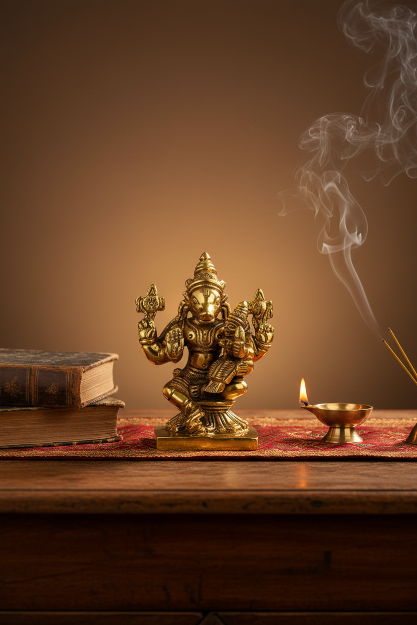Lakshmi Hayagreeva Brass Idol Buy Online Premium Handcrafted Murti