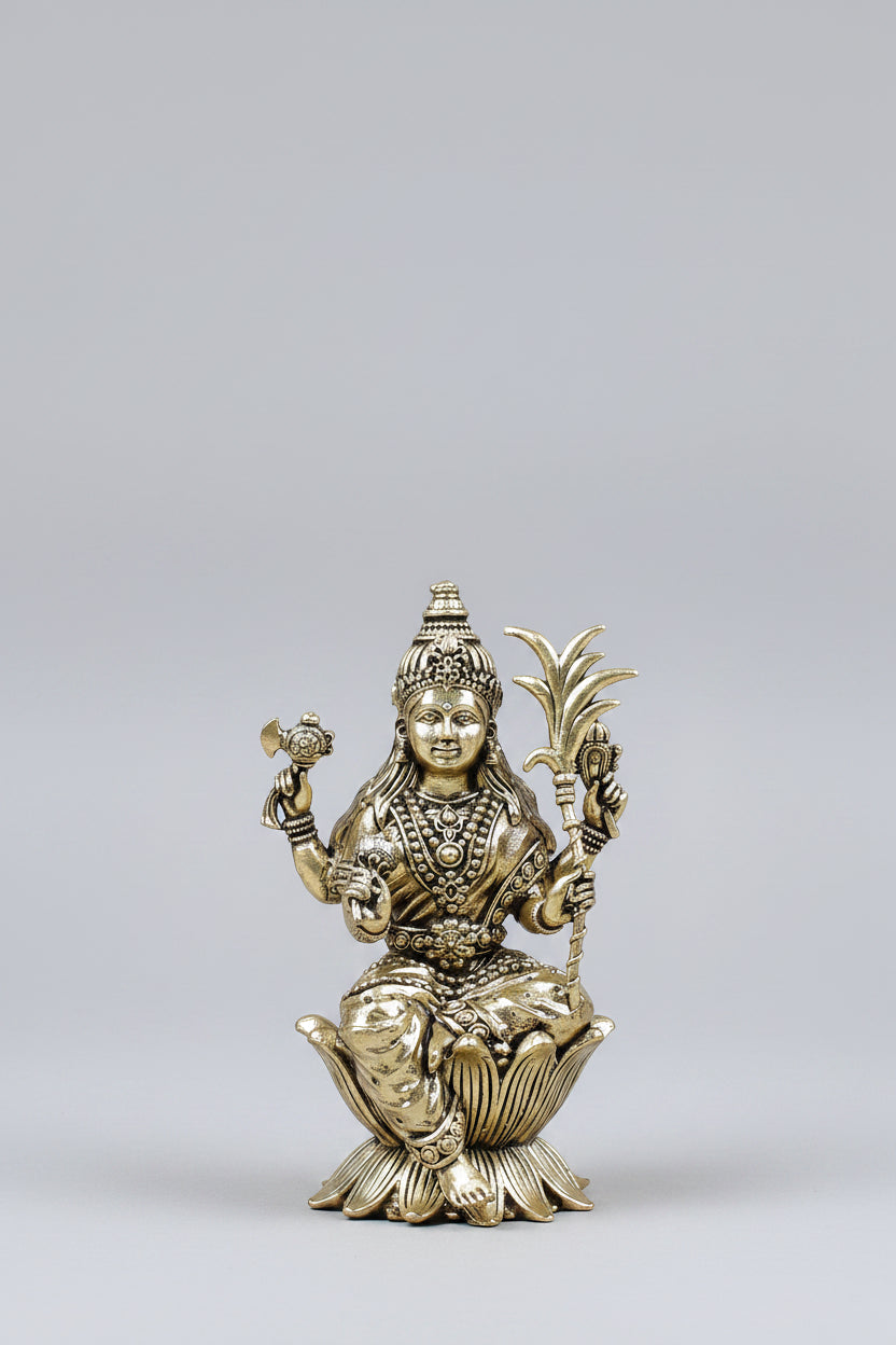 Lalita Tripura Sundari Mahavidya Ashtadhatu Idol Energised Shodashi Devi Murti