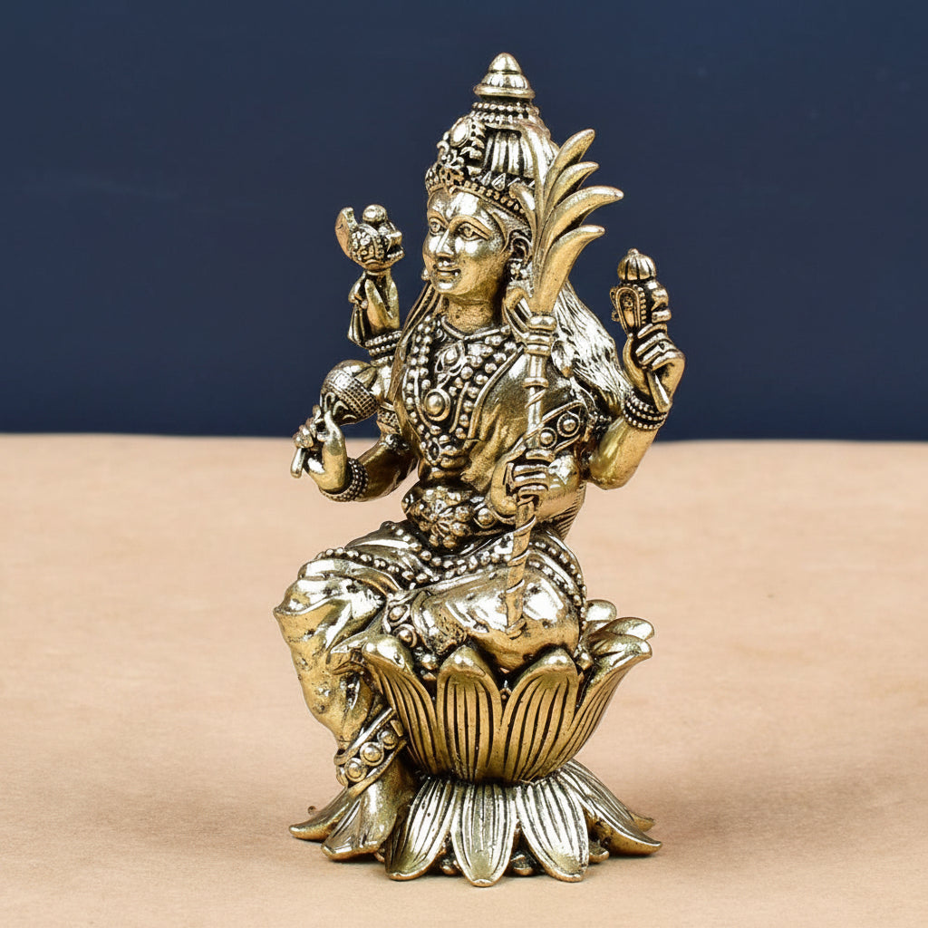 Lalita Tripursundari Mahavidya Ashtadhatu Idol