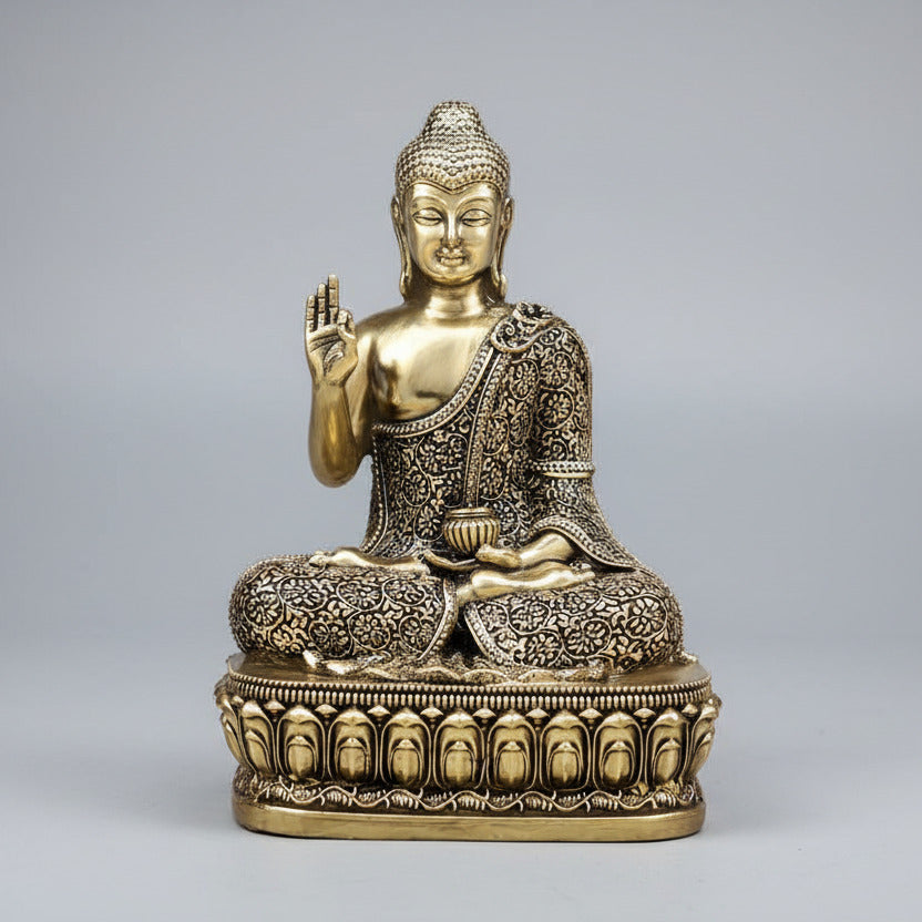 Lord Gautam Buddha Ashtadhatu Idol