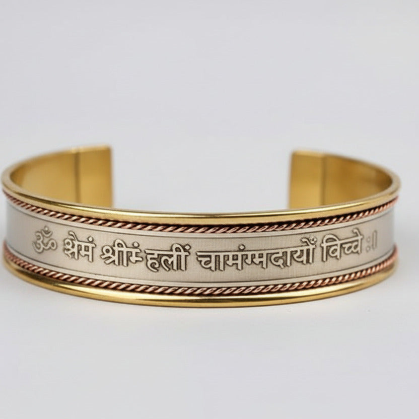 Budh Mercury Mantra Kada-Copper Finish