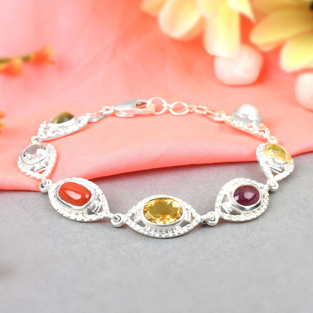 Mahashakti Ratna Kavacham - 3 to 4 carat gems - Ladies Design