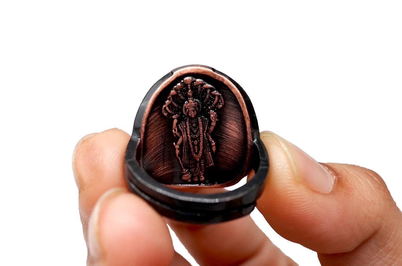Mahasudarshan Ring in Copper