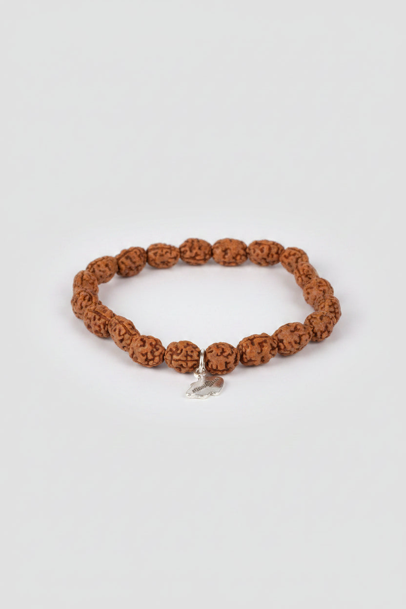 Mani Monk Java Moon Rudraksha Bracelet Design I – 10 mm