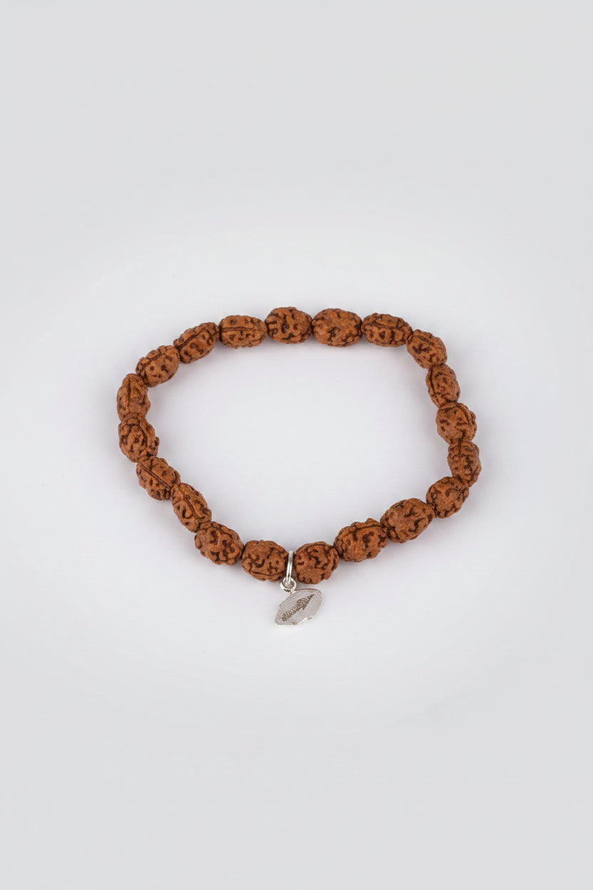 Mani Monk Java Moon Rudraksha Bracelet Design I – 8 mm