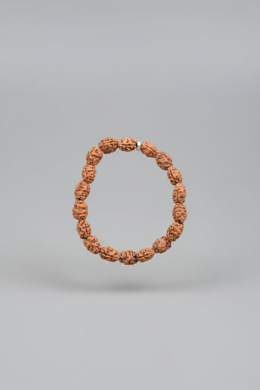  Mani Monk Original 2 Mukhi Rudraksha Bracelet-2