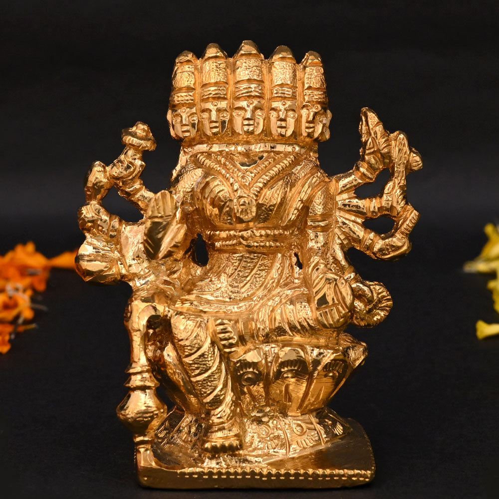 Gayatri Mata Brass Idol-Large