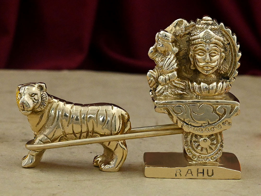 The Dragons HeadRahu) Brass Idol-Antique Finish