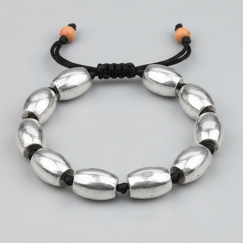Parad Barrel Beads Bracelet-17 mm