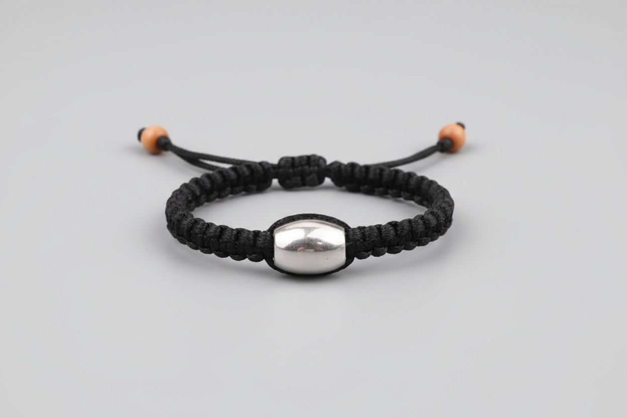 Parad Barrel Crochet Bracelet-14 mm