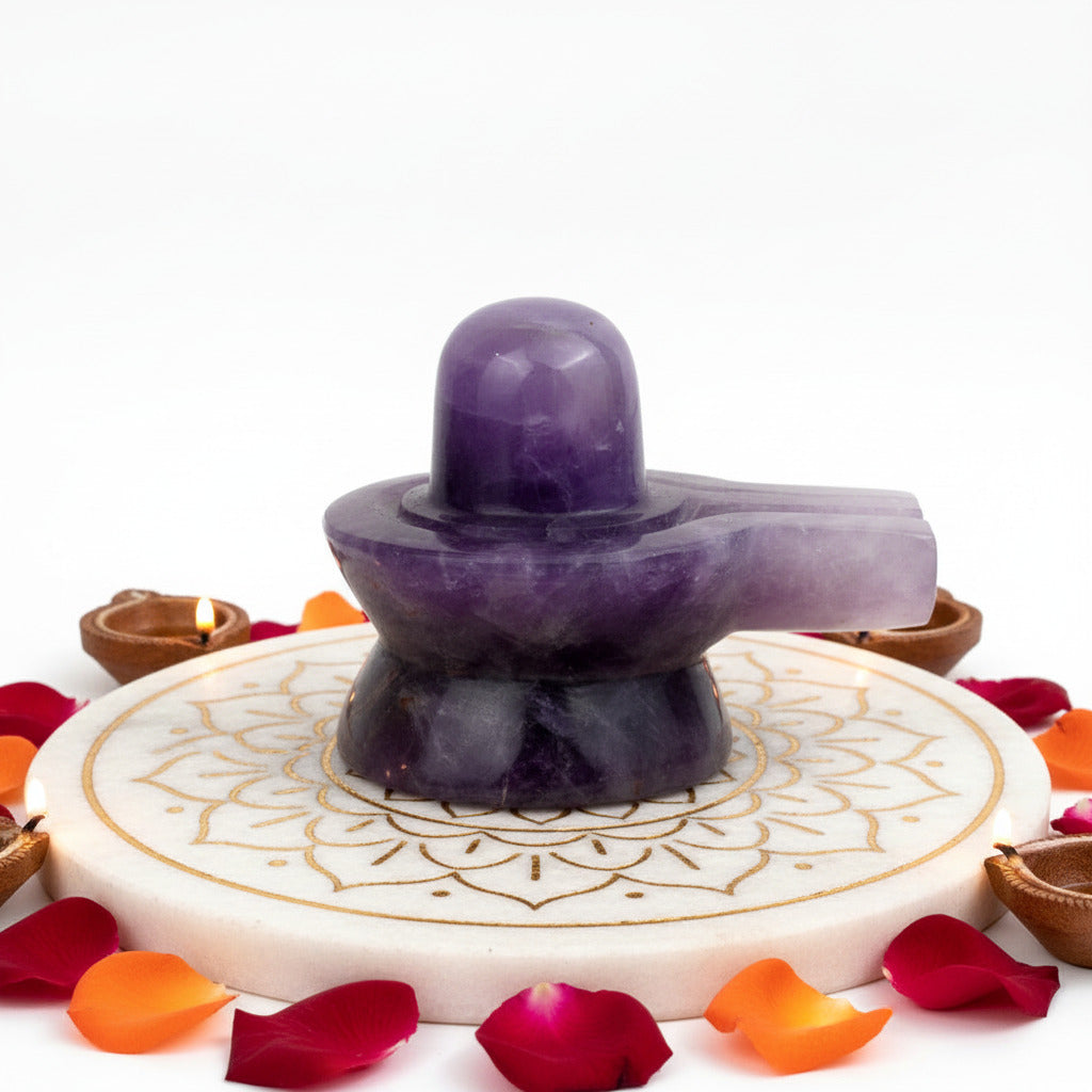 Amethyst Shivaling 100 to 110 gms