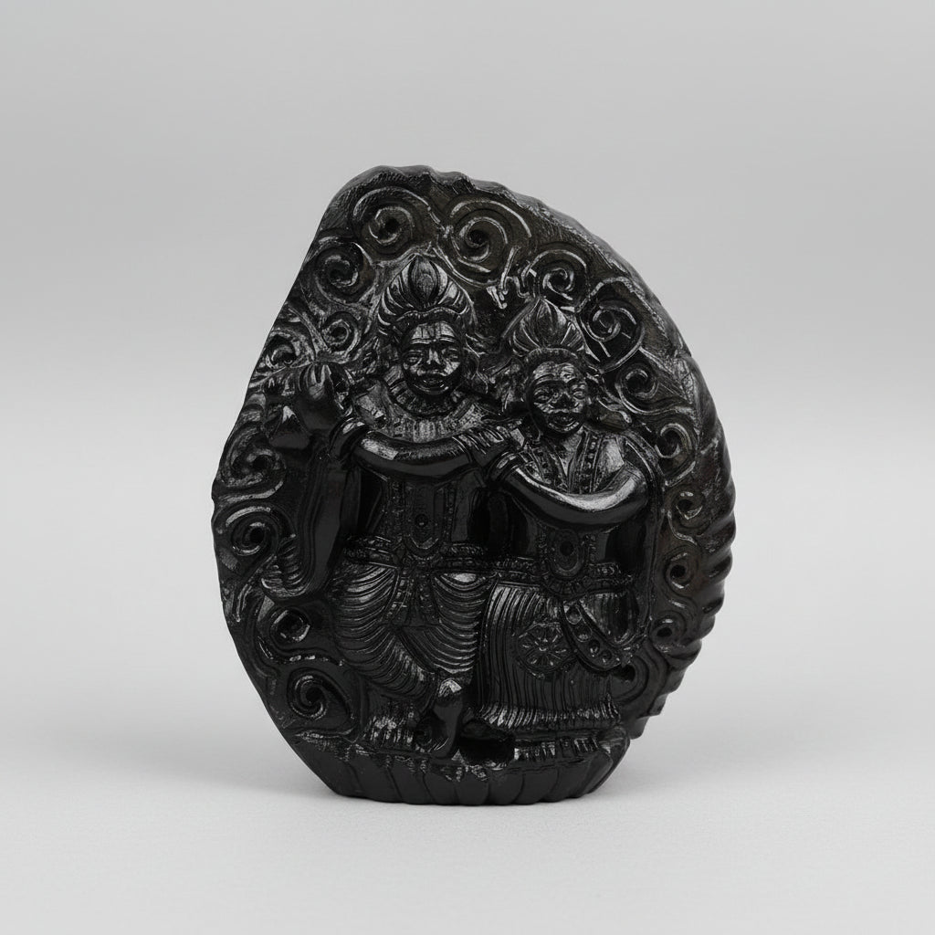 Radha Krishna Shaligram Murti