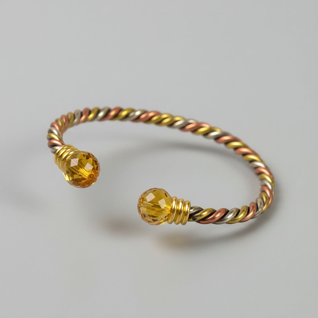 3 Metal Twisted Kada