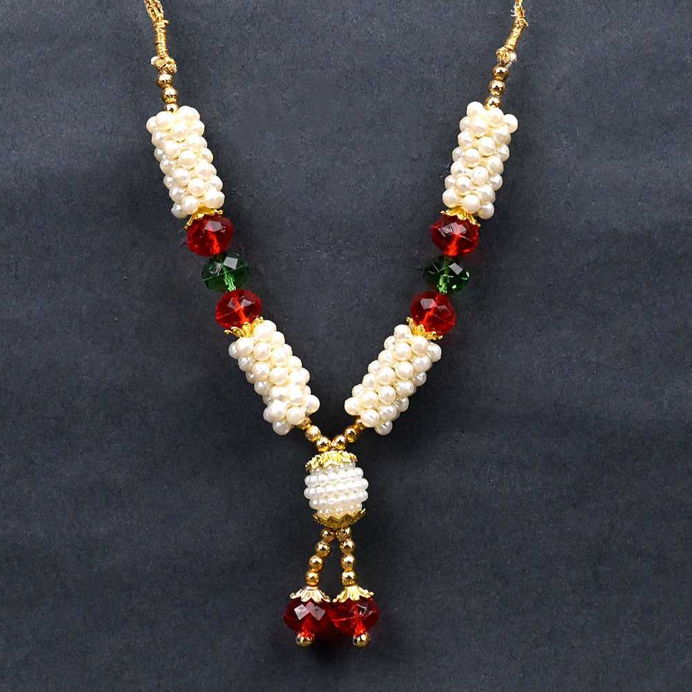 Crystal Pearl Deity Garland Set of 2