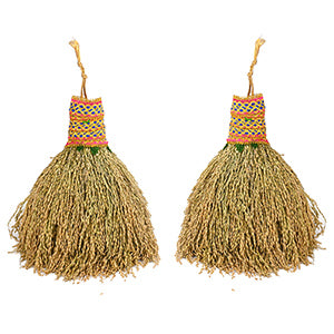 Traditional Designer Paddy Rice Andal Door Hanging Set of 2