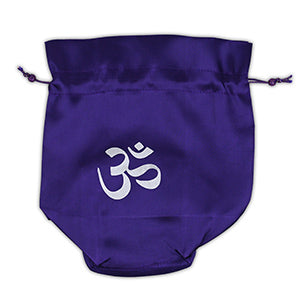 OM Satin Pouches Big Size Set of 5-Light Purple