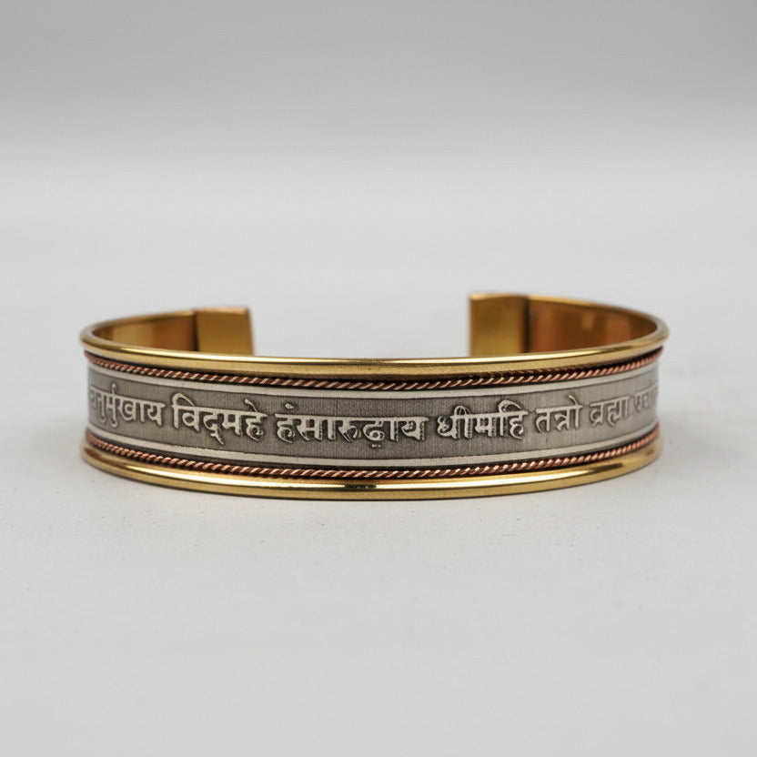Brahma Gayatri Mantra Kada-Copper Finish