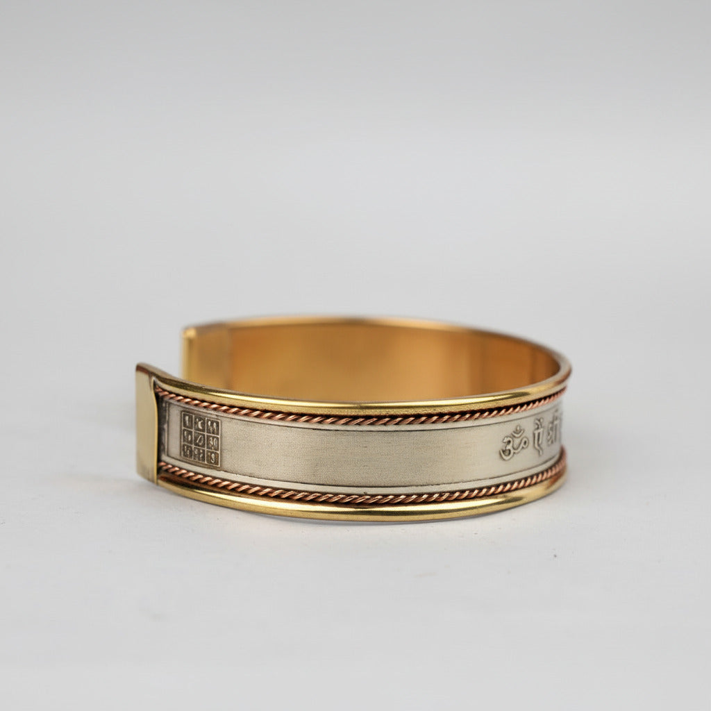 Chandra Moon Mantra Kada-Copper Finish