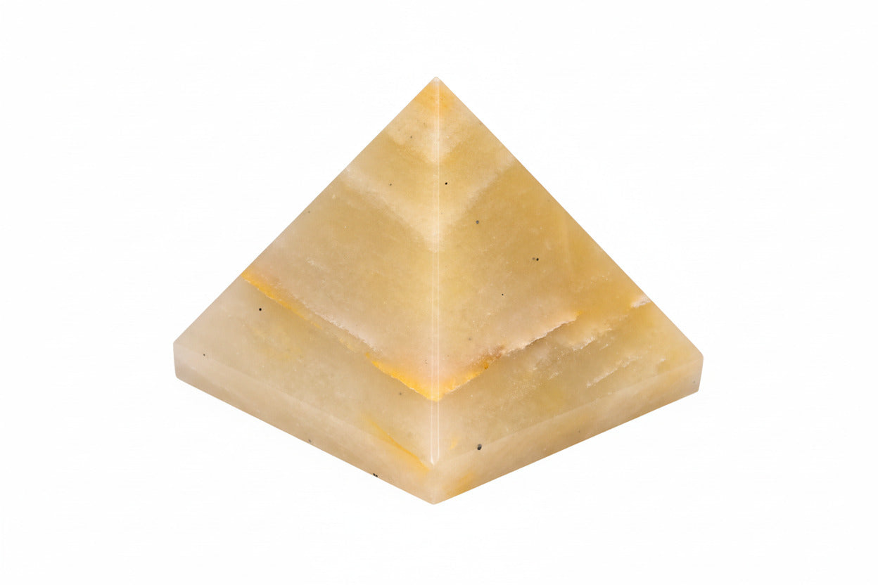 Yellow Aventurine Pyramid (110 to 120 gms)-One Piece