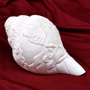 Mahakaali Carving Natural Shankh