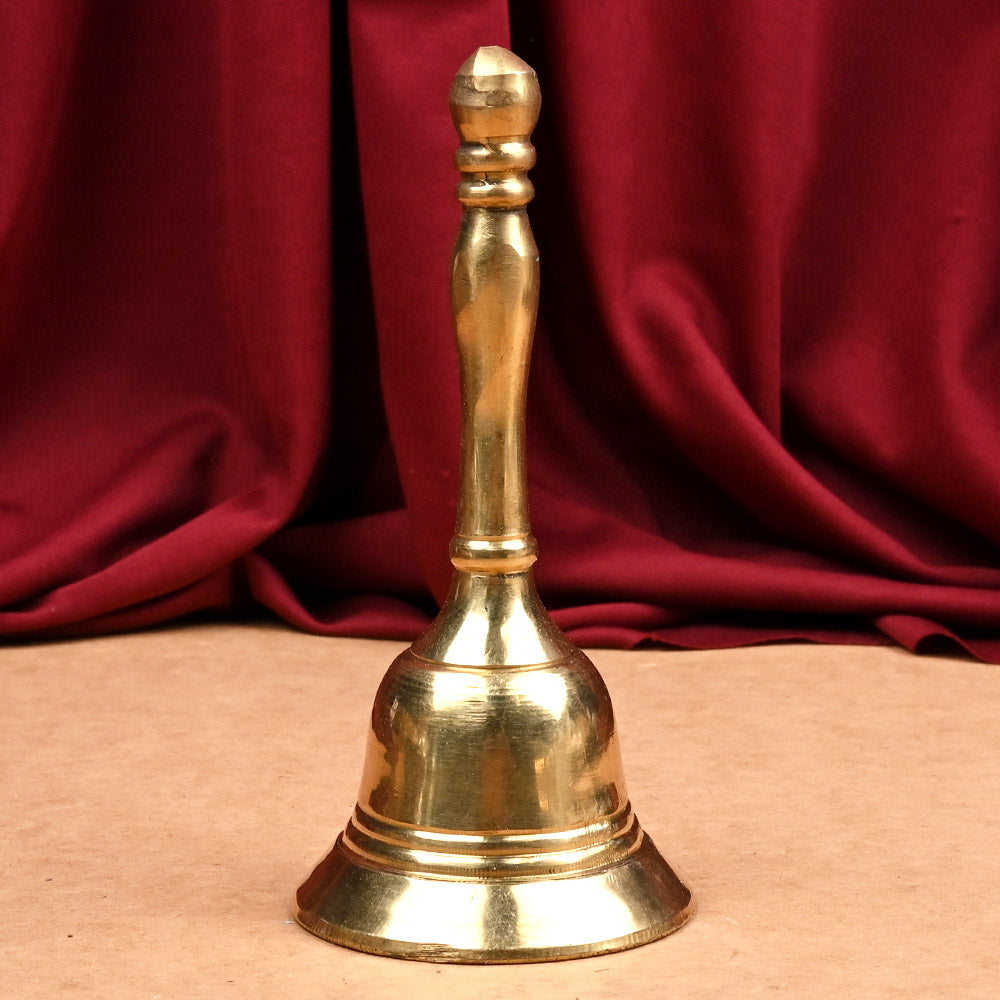 Brass Puja Ghanti Hand Bell-Large