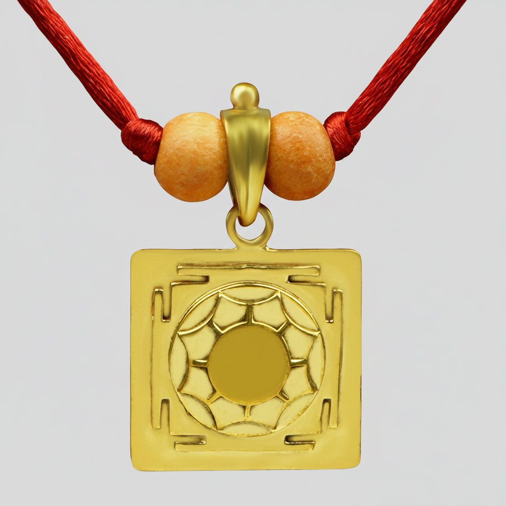 Santan Gopal 3D Yantra Brass Pendant