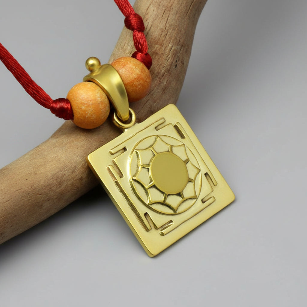 Santan Gopal 3D Yantra Brass Pendant