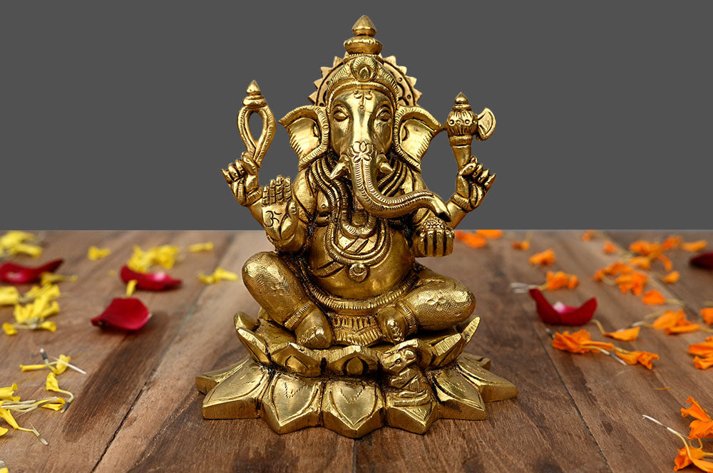 Kamal Ganesh Brass Idol