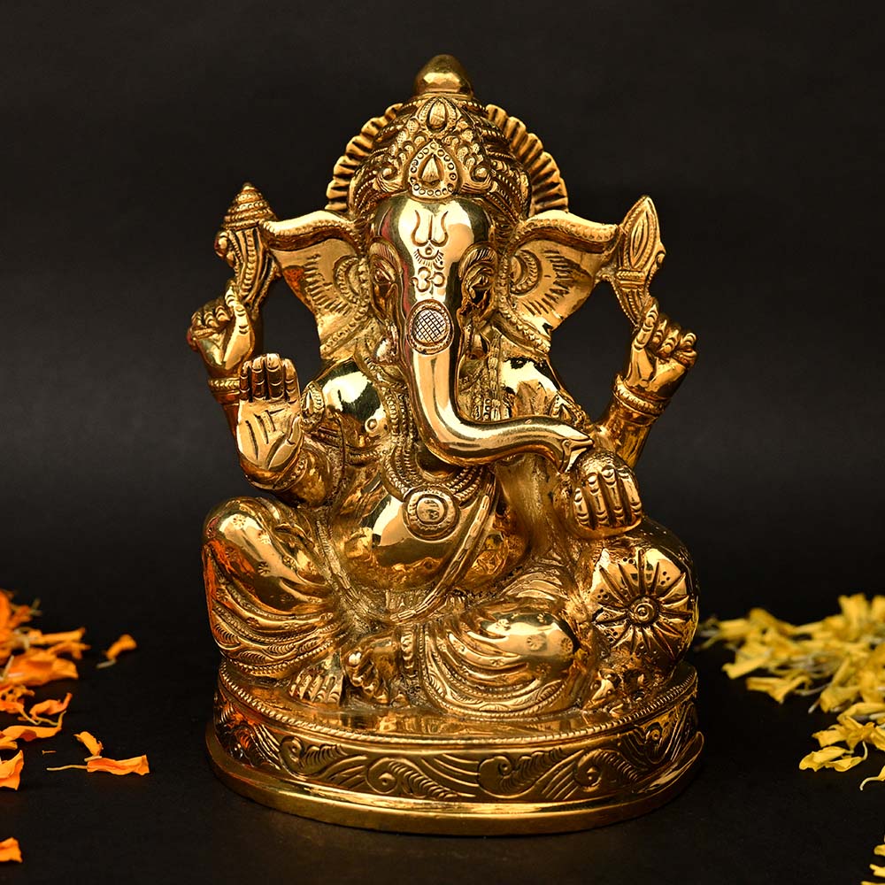 Bhagwan Ganesh Brass Idol
