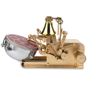 Electric Aarti Machine With Nagada Drum, Ghanti & Gong Bells (Adjustable Tempo)