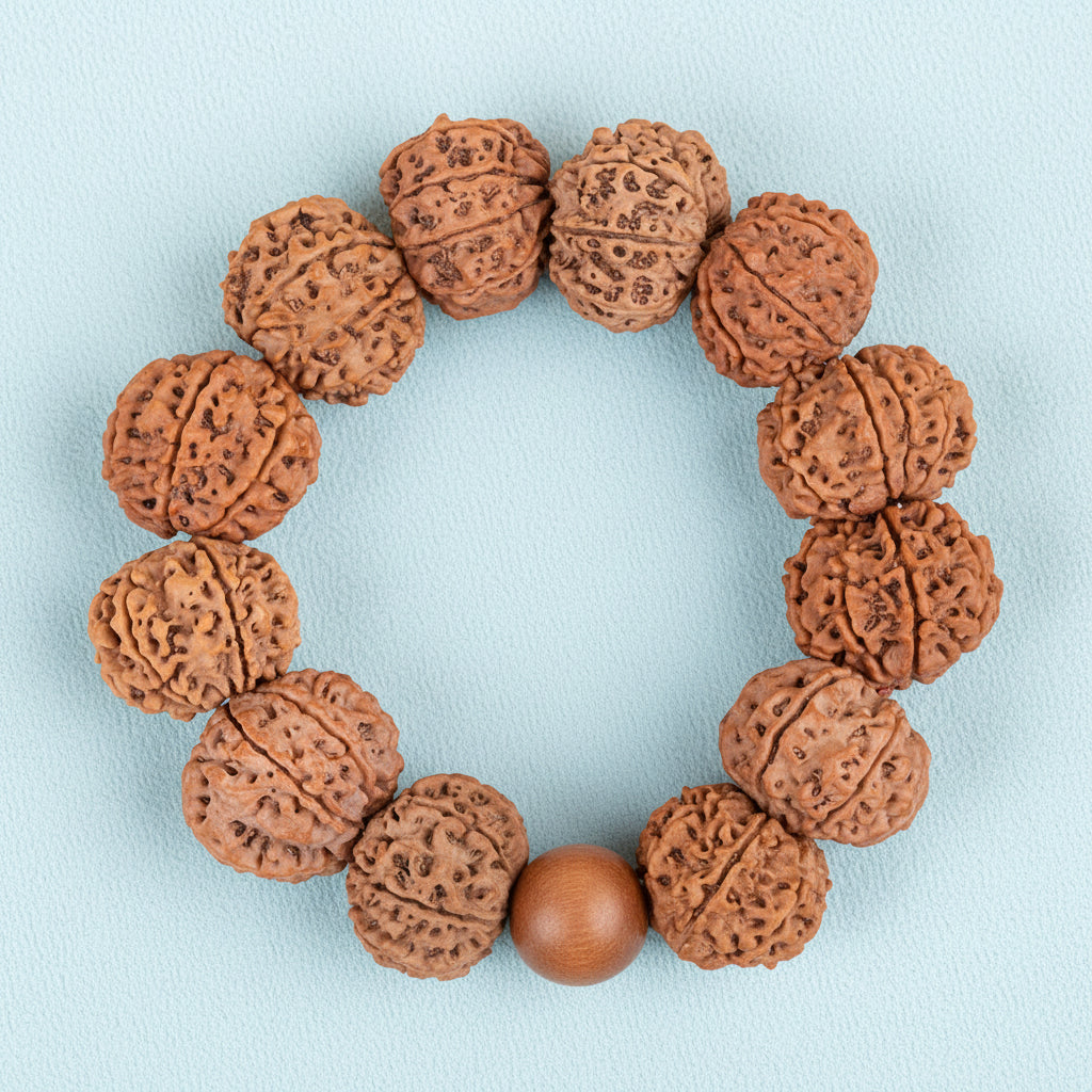 9 Mukhi Nepali Rudraksha Bracelet