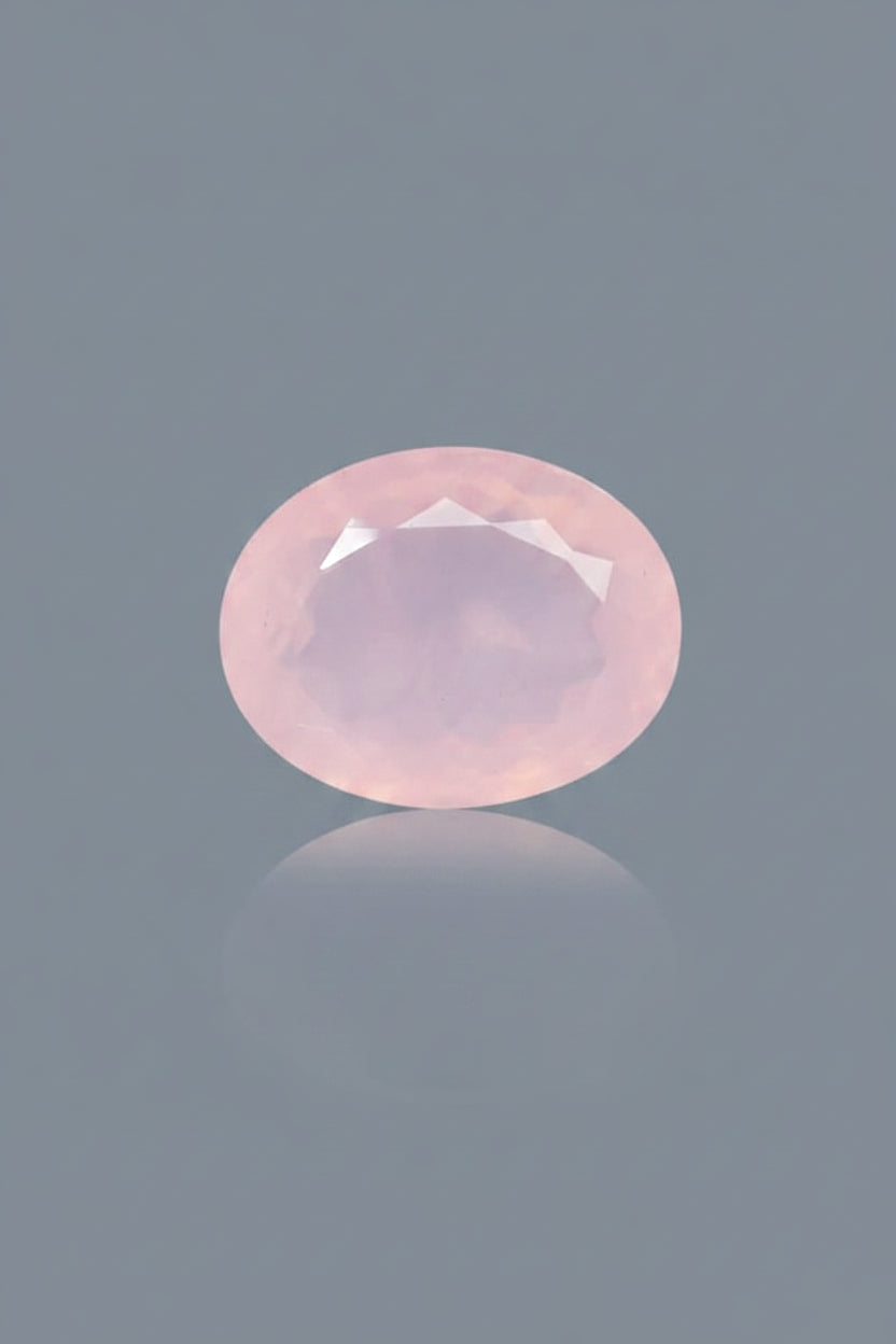 Natural Rose Quartz Stone - 6 Carat 