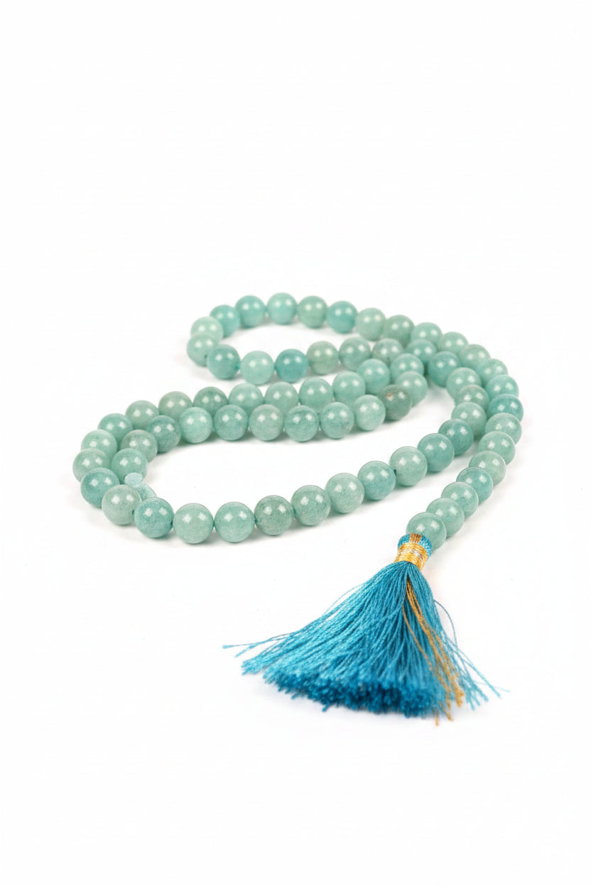 Natural Amazonite Round Mala-8 mm Gemstone