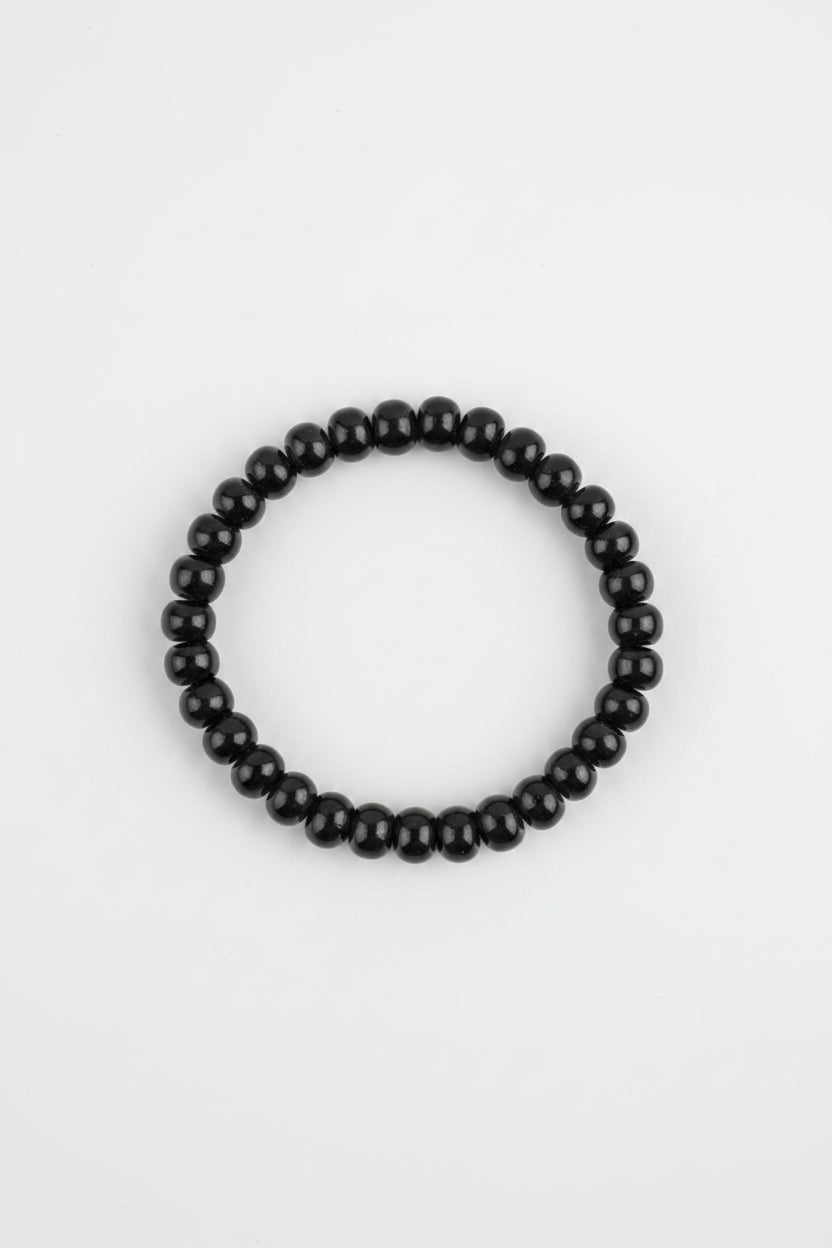 Natural Blue Sapphire Bracelet (Button Shaped) | Gemstone Bracelet for Healing, Meditation & Positive Energy - ManiMonk