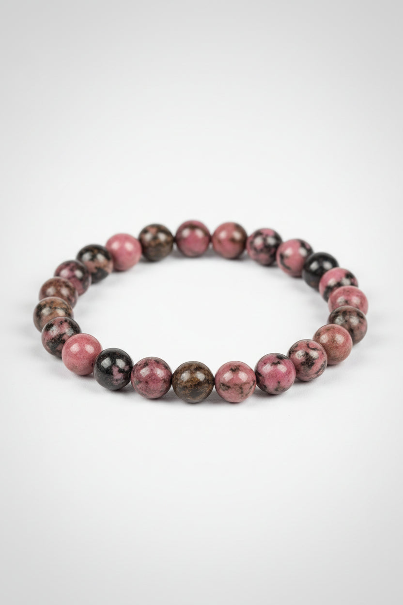 Natural Dark Pink Opal Adjustable Bracelet | Healing & Meditation Gemstone Bracelet - ManiMonk