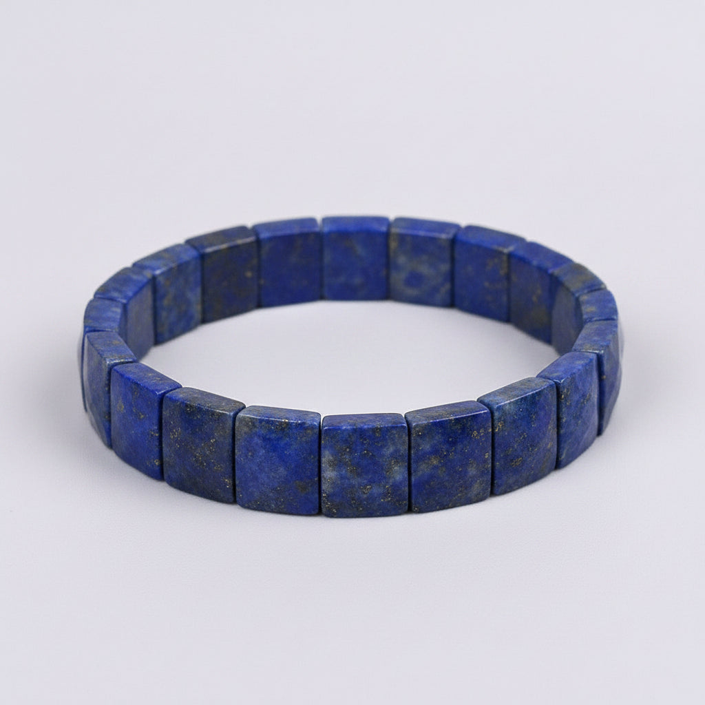 Natural Lapis Lazuli Gemstone Bracelet | Healing, Meditation & Positive Energy - ManiMonk