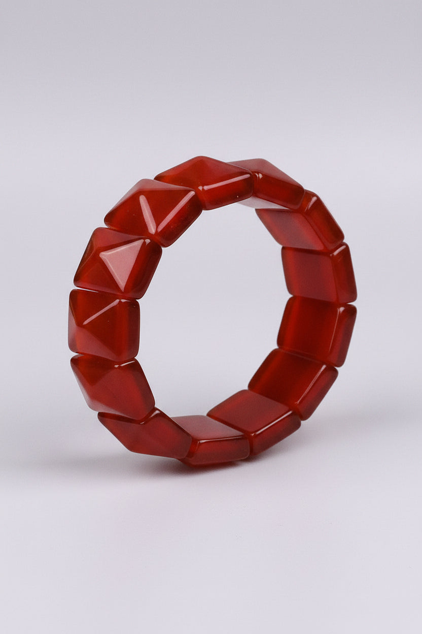 Natural Red Carnelian Bracelet | Healing, Meditation & Positive Energy - ManiMonk