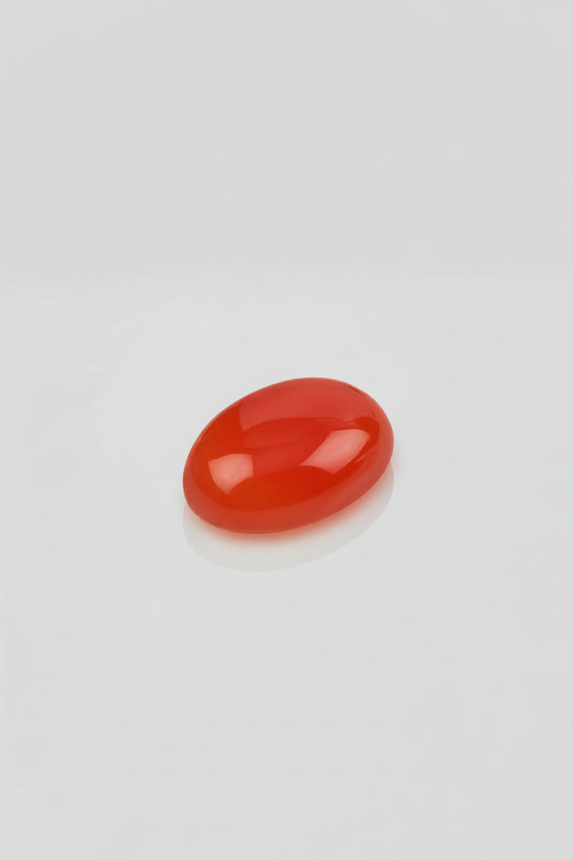 Natural Red Carnelian Stone – 3 Carat | Crystal for Courage & Vitality