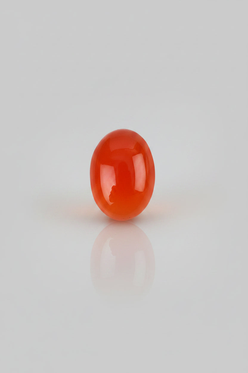 Natural Red Carnelian Stone – 3 Carat | Crystal for Courage & Vitality