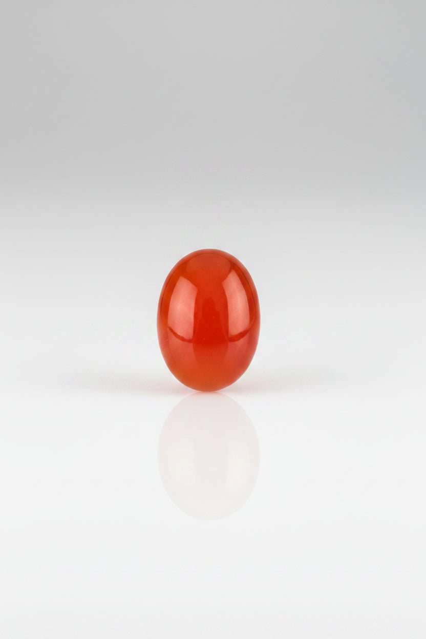 Natural Red Carnelian Stone – 4 Carat | Crystal for Courage & Vitality