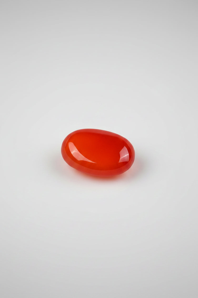 Natural Red Carnelian Stone – 6 Carat | Crystal for Courage & Vitality
