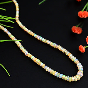 Opal Rainbow Fire Necklace-30 carats