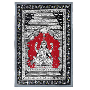Goddess Lakshmi Pattachitra Painting